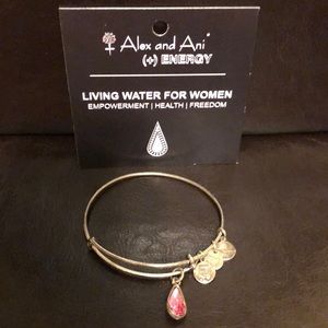 Auth Alex and Ani Living water for women silver tn
